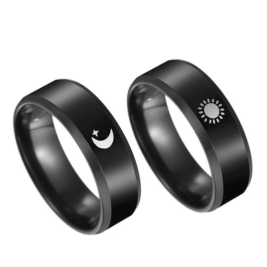 Stainless Steel Ring Durable Classic Black Ring Elegant Modern Design For Daily Wear Stainless Steel Band Ring