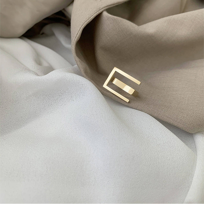 Titanium Steel Ring Minimalist Design Electroplated Fashion Jewelry For Women And Men Durable Everyday Wearable