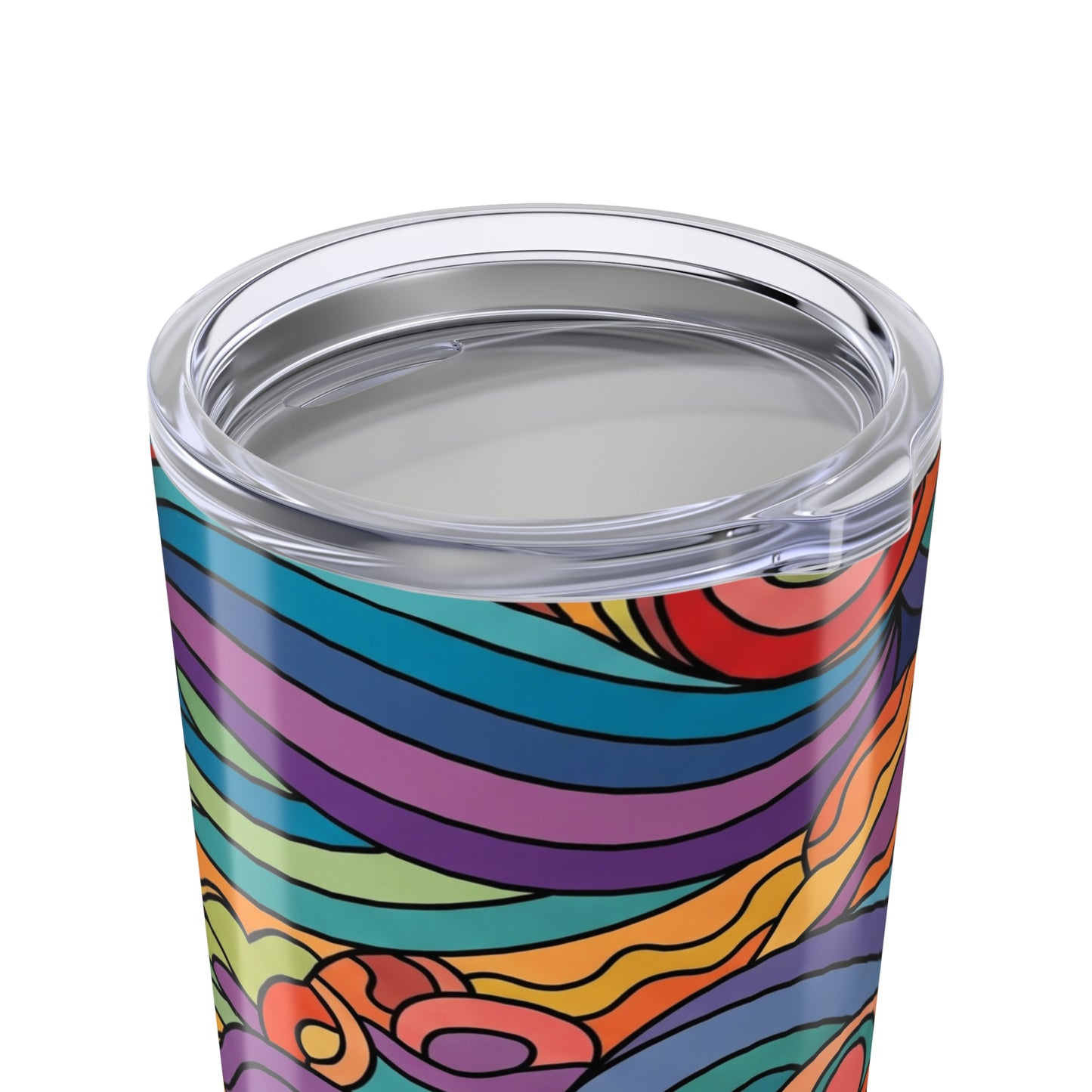 20 Oz Stainless Steel Printed Tumbler With Double Wall Vacuum Insulation Travel Coffee Cup Spill Resistant Design