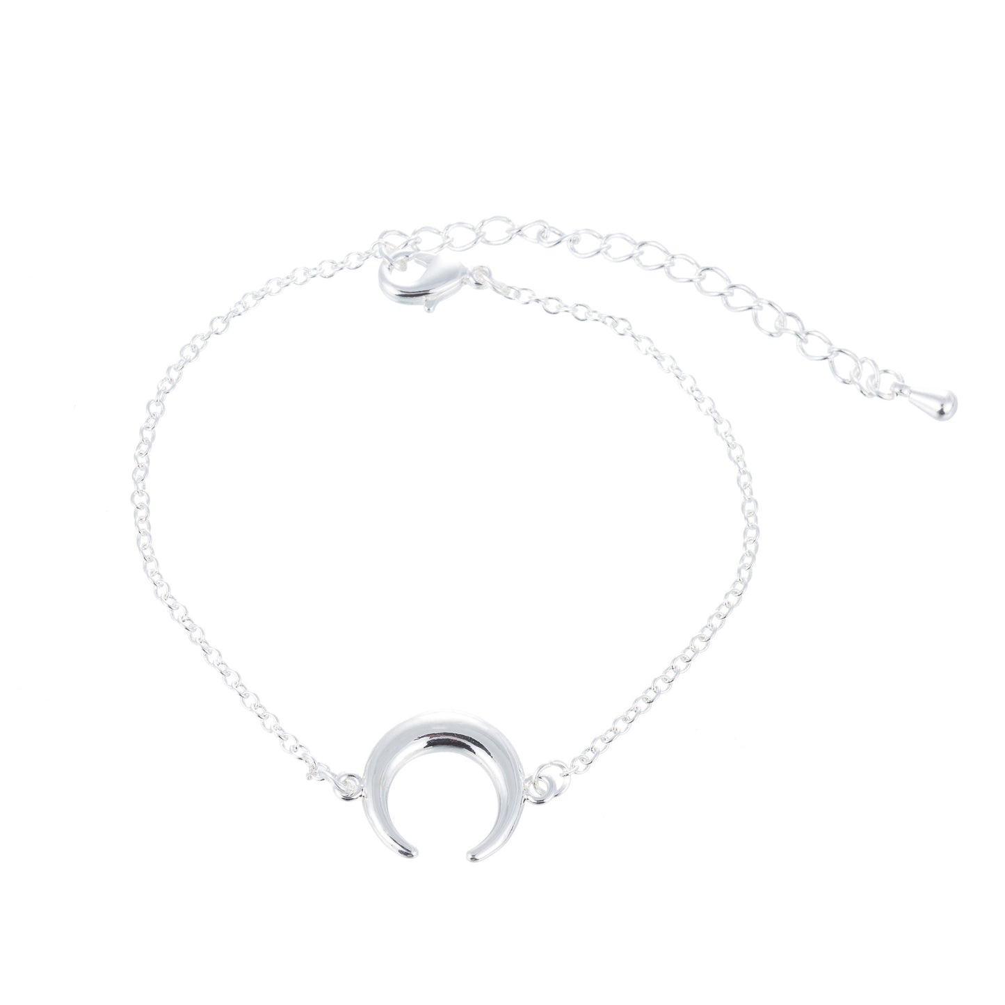 Unisex Copper Crescent Bracelet Minimalist Design Bangle Jewelry For Everyday Wear Lightweight Comfort Fit Daily