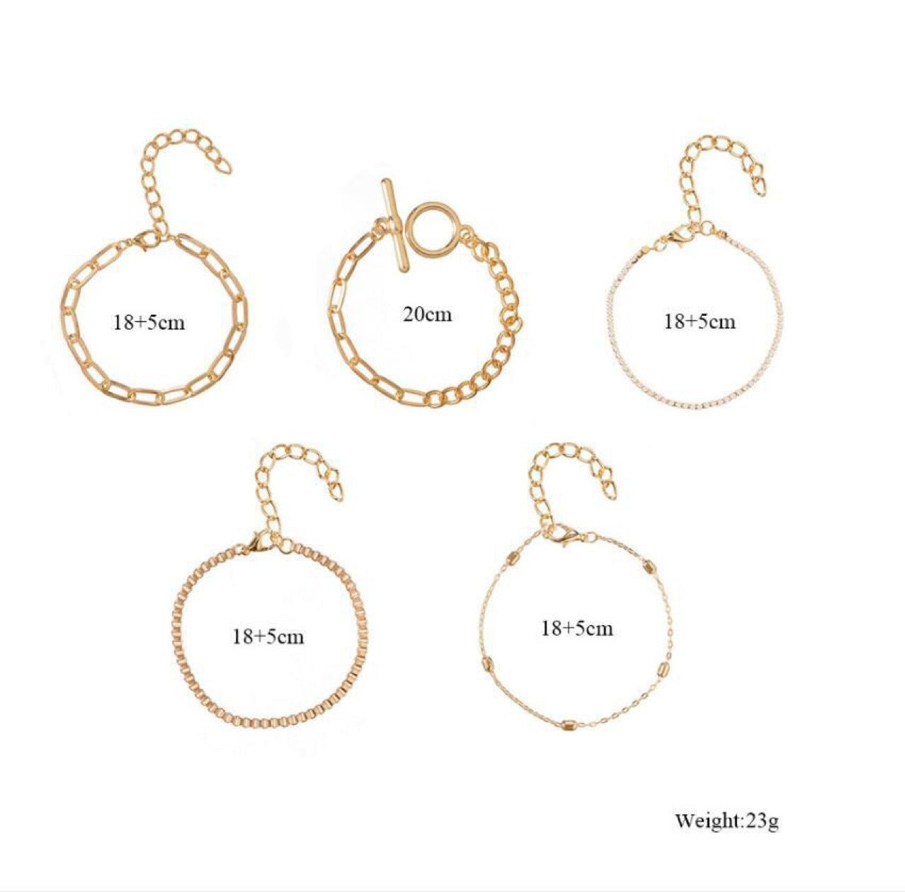 Geometric Retro Multilayer Bracelet Set With Hook Buckle European Style Womens Fashion Accessory Everyday Wear