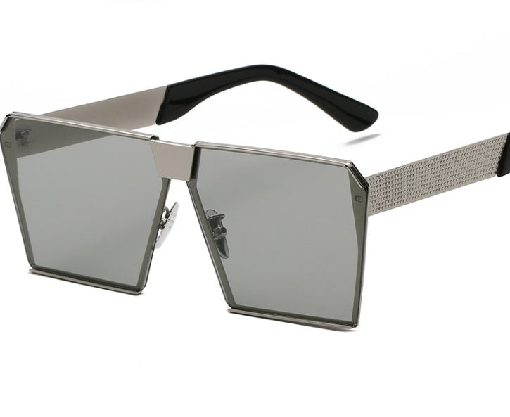 Womens Polarized Square Sunglasses UV400 Protection Trendy Fashion Eyewear Metal and Plastic Frame TAC Lenses Durable