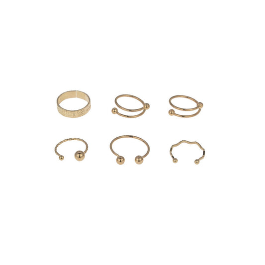 Womens Alloy Ring Set Stacking Rings for Everyday Wear