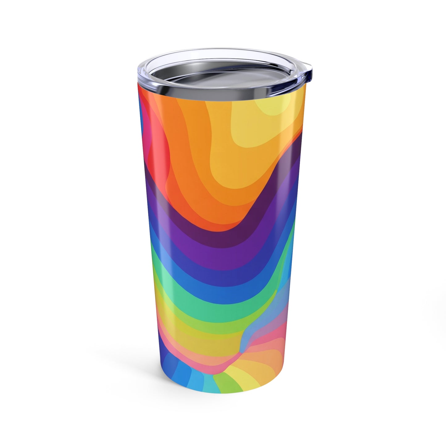 20 Oz Stainless Steel Tumbler With Vacuum Insulation Double Wall Spill Resistant Printed Travel Mug Dishwasher Safe