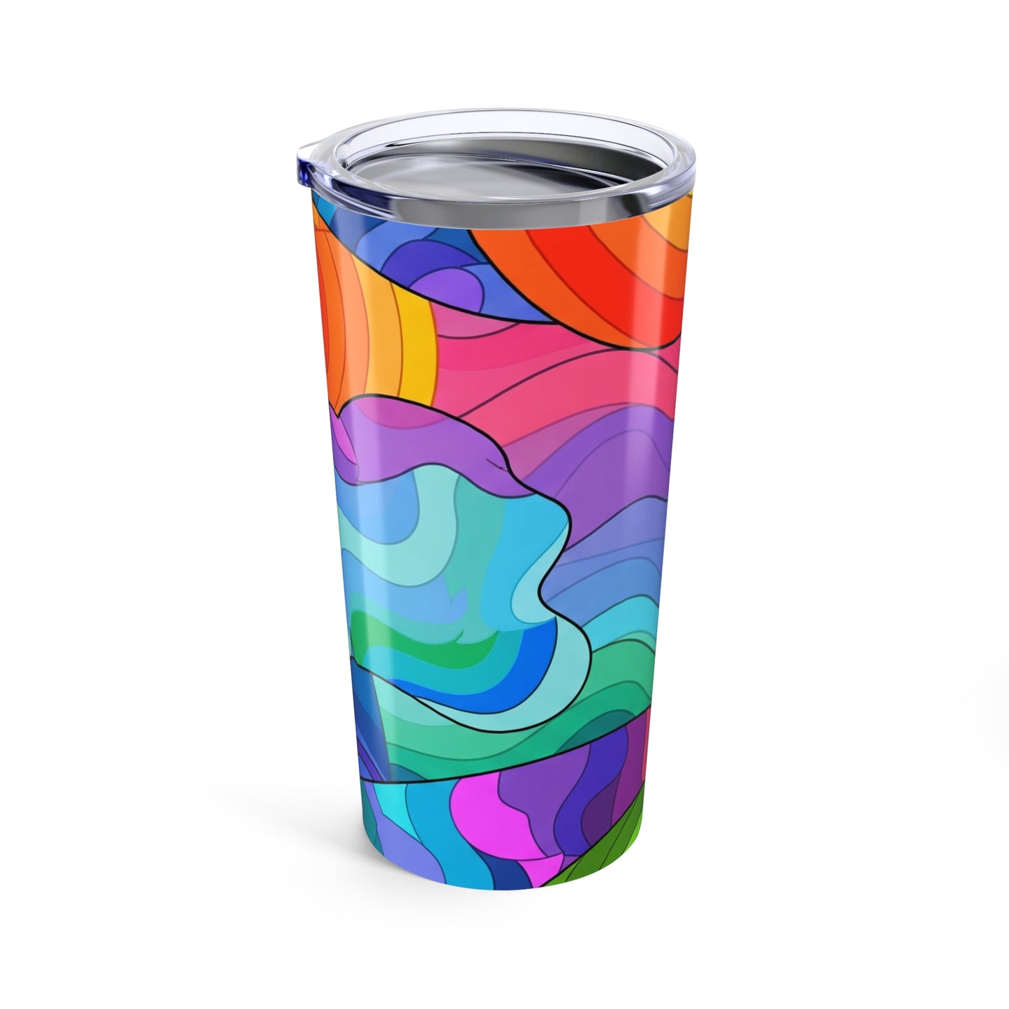 20oz Stainless Steel Travel Mug With Double Wall Vacuum Insulation Leak Proof Lid Durable Hot Cold Beverage Tumbler