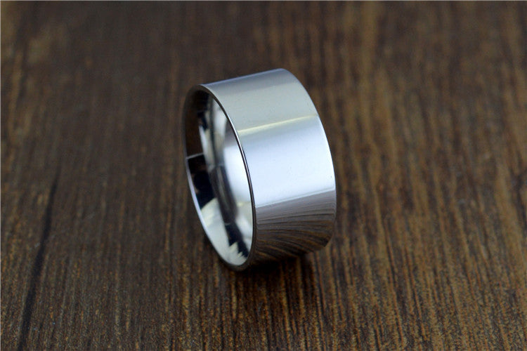 Mens Titanium Steel Ring Heart Shape Retro Geometric Metal Ring Fashion Accessory Silver Gold Rose For Festivals