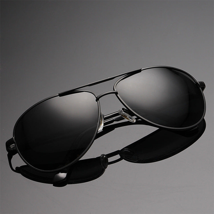 Polarized Sunglasses Metal Frame Anti Glare UV Protection for Men and Women Driving Lightweight for Daily Outdoor Wear