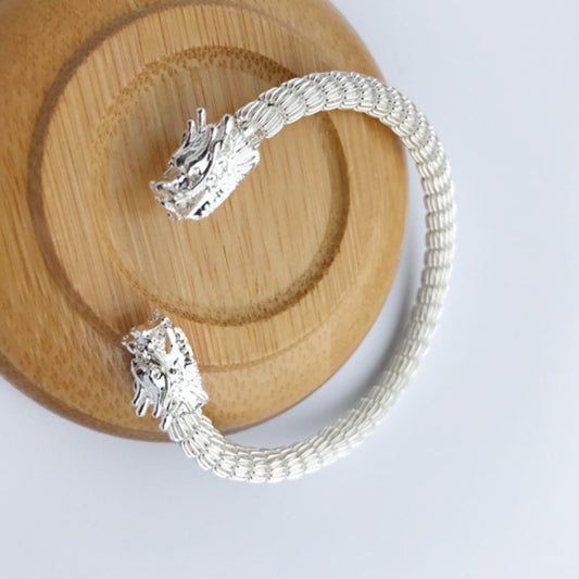 Mens Silver Plated Copper Faucet Bracelet National Jewelry Unique Birthday Gift Holiday Present For Business Occasions