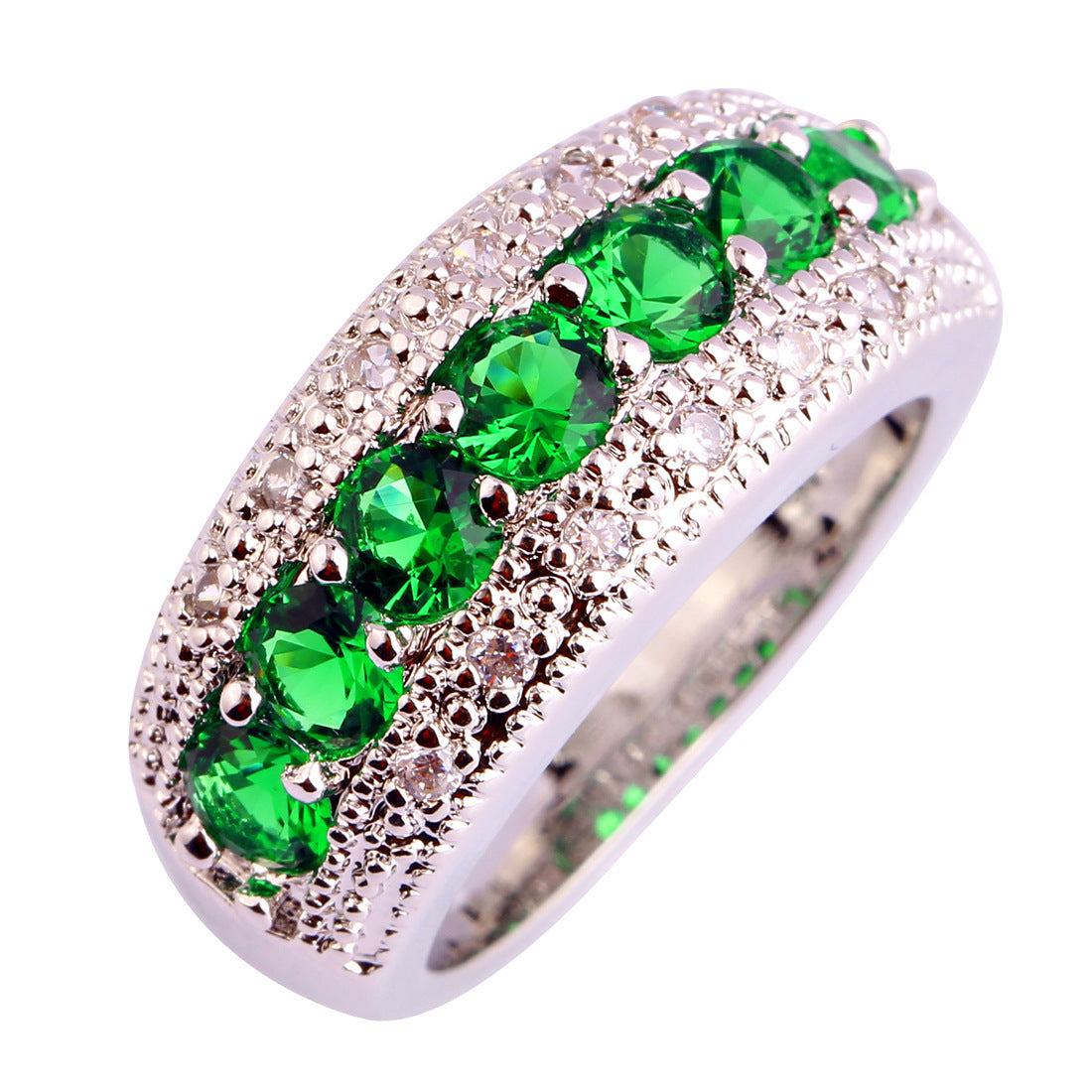 Women Zircon Inlaid Ring Alloy Electroplated Fashion Jewelry For Party Anniversary Gift Daily Wear Trendy Look