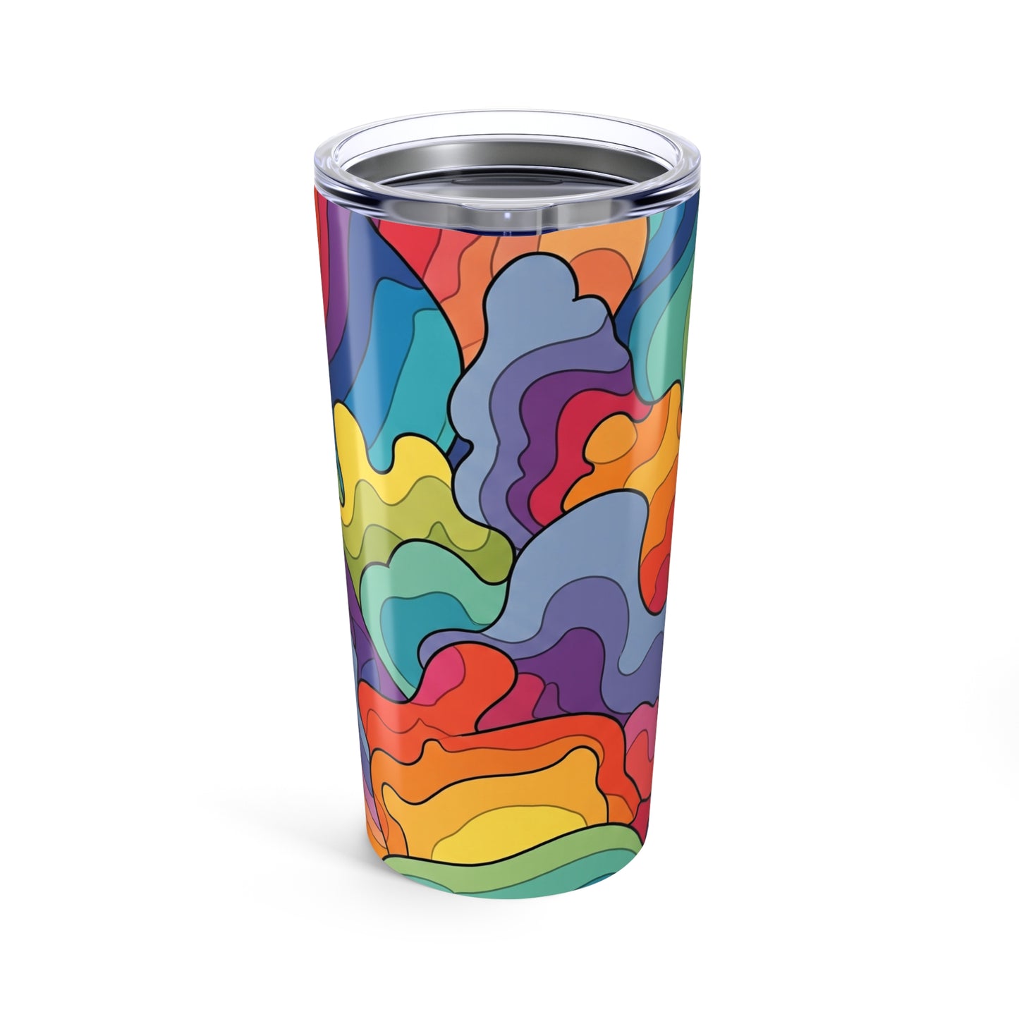 20oz Stainless Steel Tumbler With Durable Artfully Printed Design Double Wall Vacuum Insulated Spill Resistant