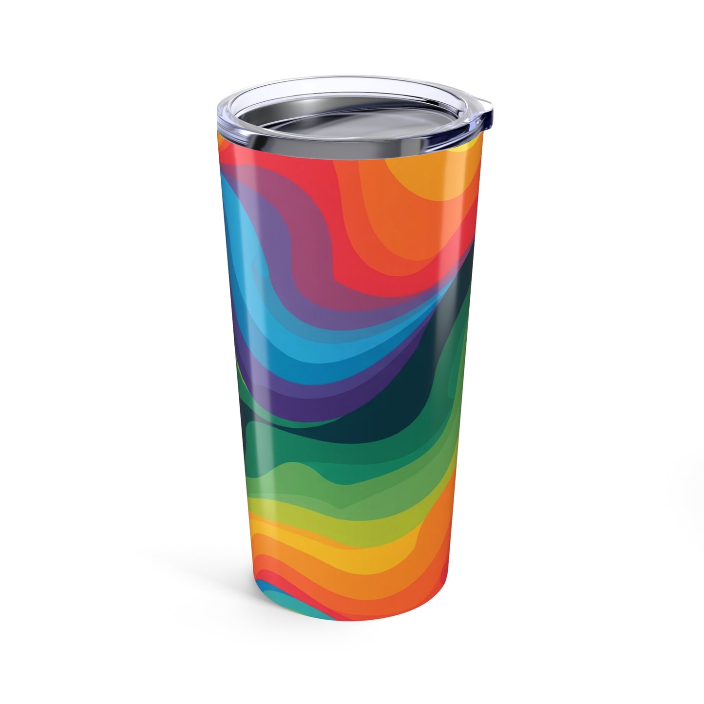 20oz Stainless Steel Printed Tumbler With Double Wall Vacuum Insulation Spill Resistant BPA Free Durable Hot Cold