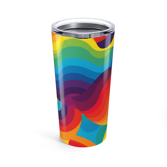 20oz Stainless Steel Tumbler With Double Wall Vacuum Insulation Spill Resistant For Hot Or Cold Drinks Printed