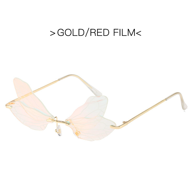 Unisex Sunglasses Gradient Lens Metal Frame Beachwears Eyewear Colorful Hip Hop Style Sunglasses Pro Polarized