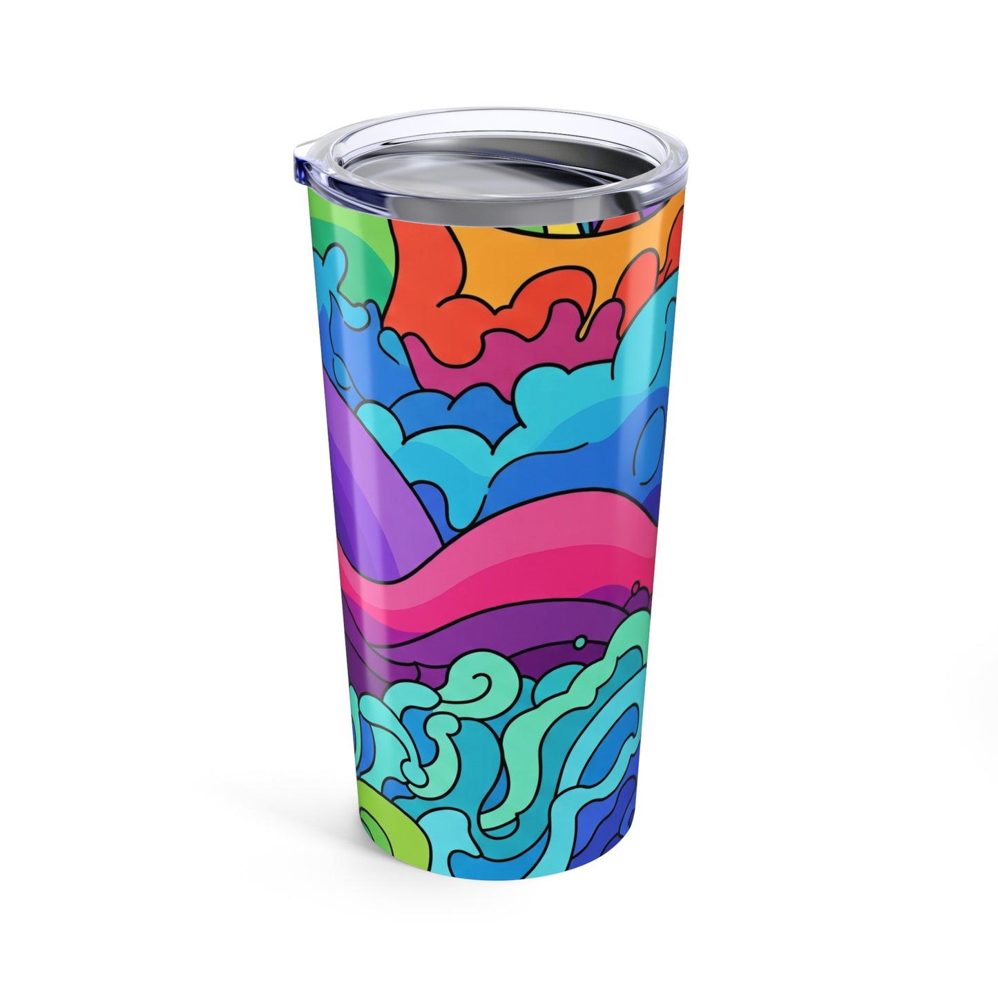 20oz Stainless Steel Tumbler With Double Wall Insulation Spill Resistant Durable For Hot And Cold Drinks