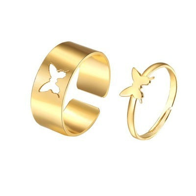 Unisex Adjustable Ring Dinosaur Flame Frog Key Design Alloy