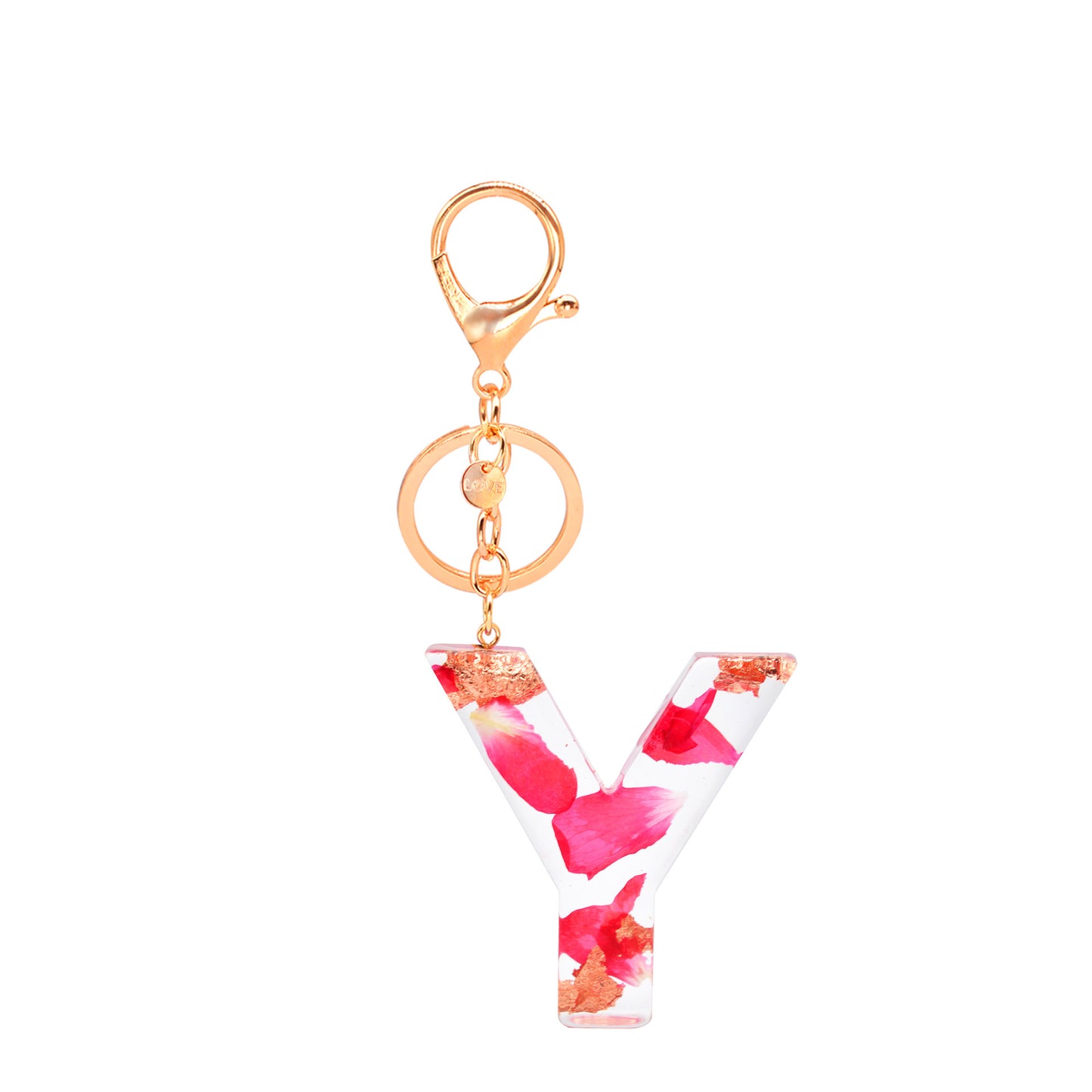 Resin Letter Keychain Initial Pendant English Alphabet Charm For Keys And Bags Backpacks Decoration For Travel