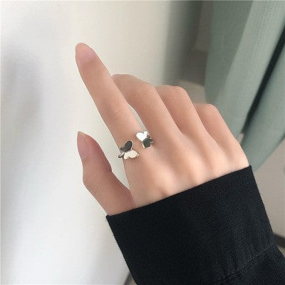 Geometric Ring Set for Women Alloy Rings for Index Finger European American Style Temperament Jewelry Set Gold