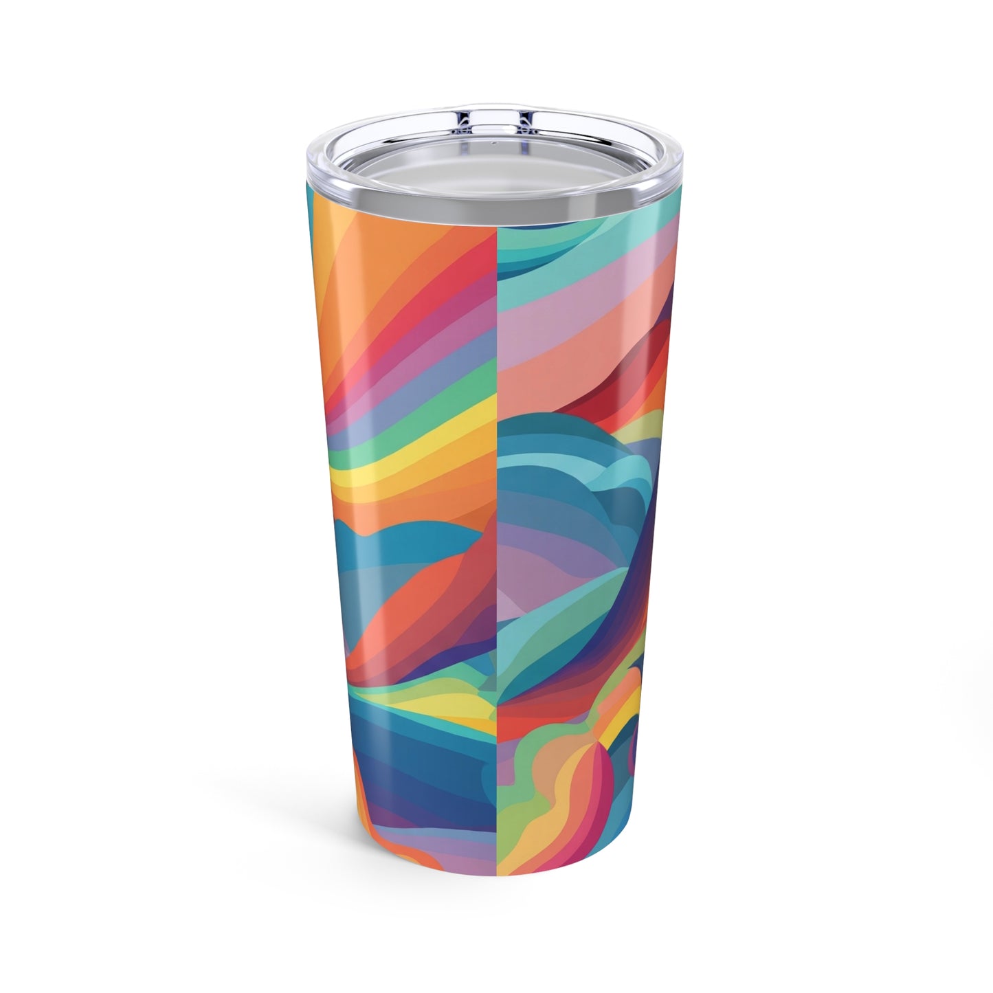 20oz Stainless Steel Printed Tumbler With Double Wall Vacuum Insulation And Leak Proof Lid For Hot Or Cold