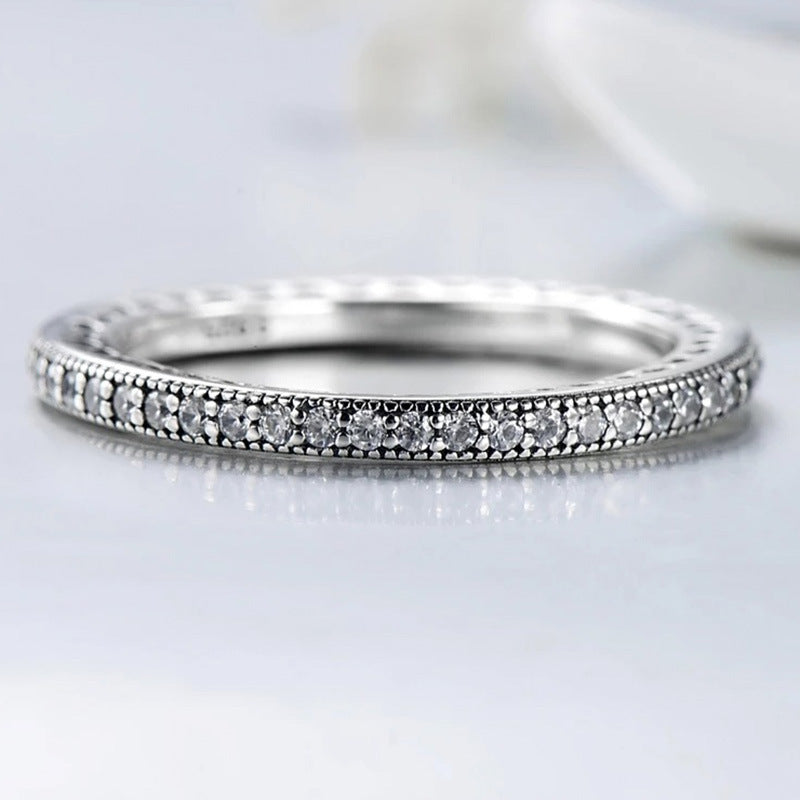 Peach Heart Openwork Copper Ring With Gold Plated Gemstone Inlay For Women Elegant Statement Jewelry For Festivals