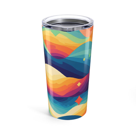 20oz Stainless Steel Tumbler with Double Wall Vacuum Insulation Leak Proof Spill Resistant and Dishwasher Safe