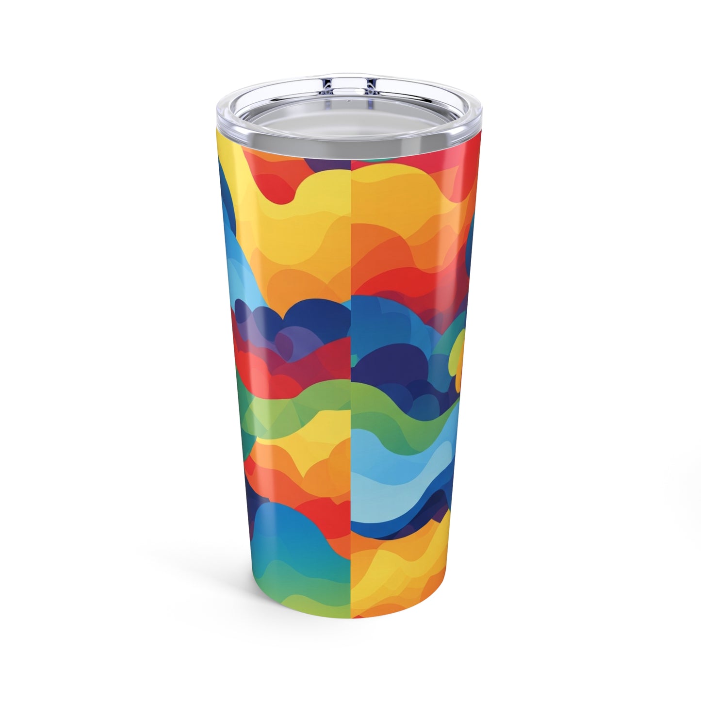 20oz Stainless Steel Tumbler With Double Wall Vacuum Insulation Spill Resistant BPA Free Printed For Hot And Cold