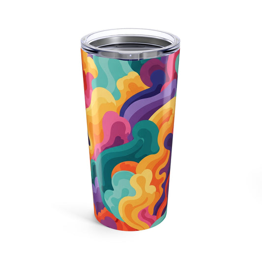 20oz Stainless Steel Tumbler With Double Wall Vacuum Insulation Spill Resistant Travel Mug For Hot And Cold
