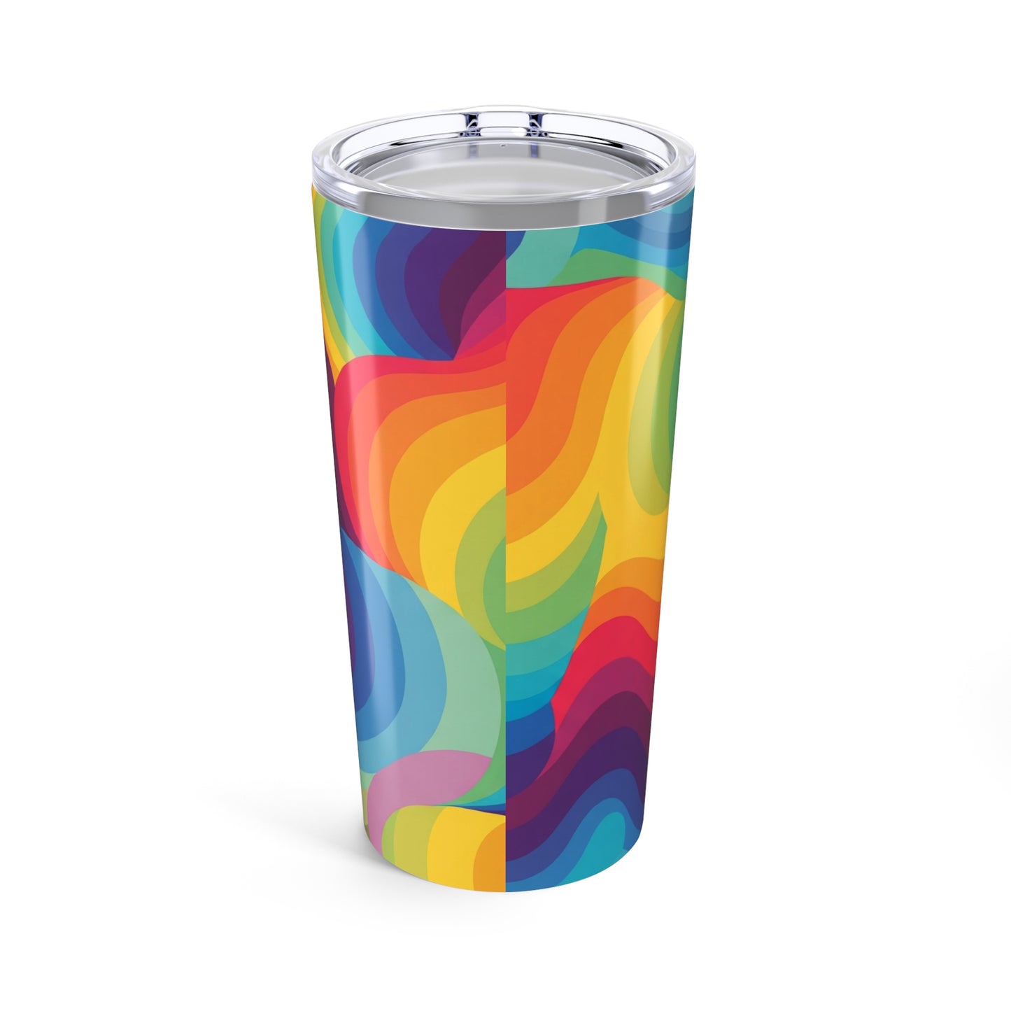 20oz Stainless Steel Tumbler With Double Wall Vacuum Insulation Leak Proof Printed Design For Hot And Cold