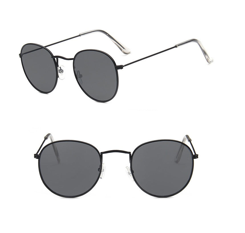 Metal Frame Sunglasses UV400 Protection Classic Retro Style