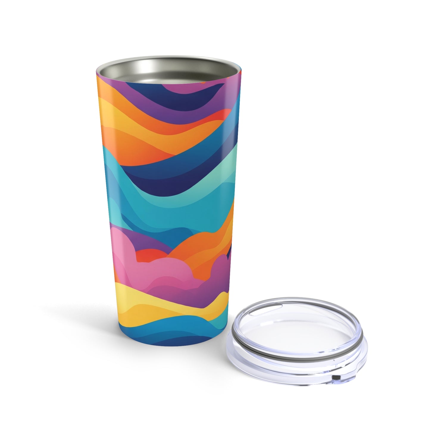 Twenty Ounce Stainless Steel Travel Mug With Double Wall Vacuum Insulation Spill Resistant Durable Hot Cold Coffee