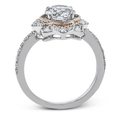 Two Tone Plating Ring In 18K Rose Gold Copper In 18K Rose Gold Copper In 18K Rose Gold Copper