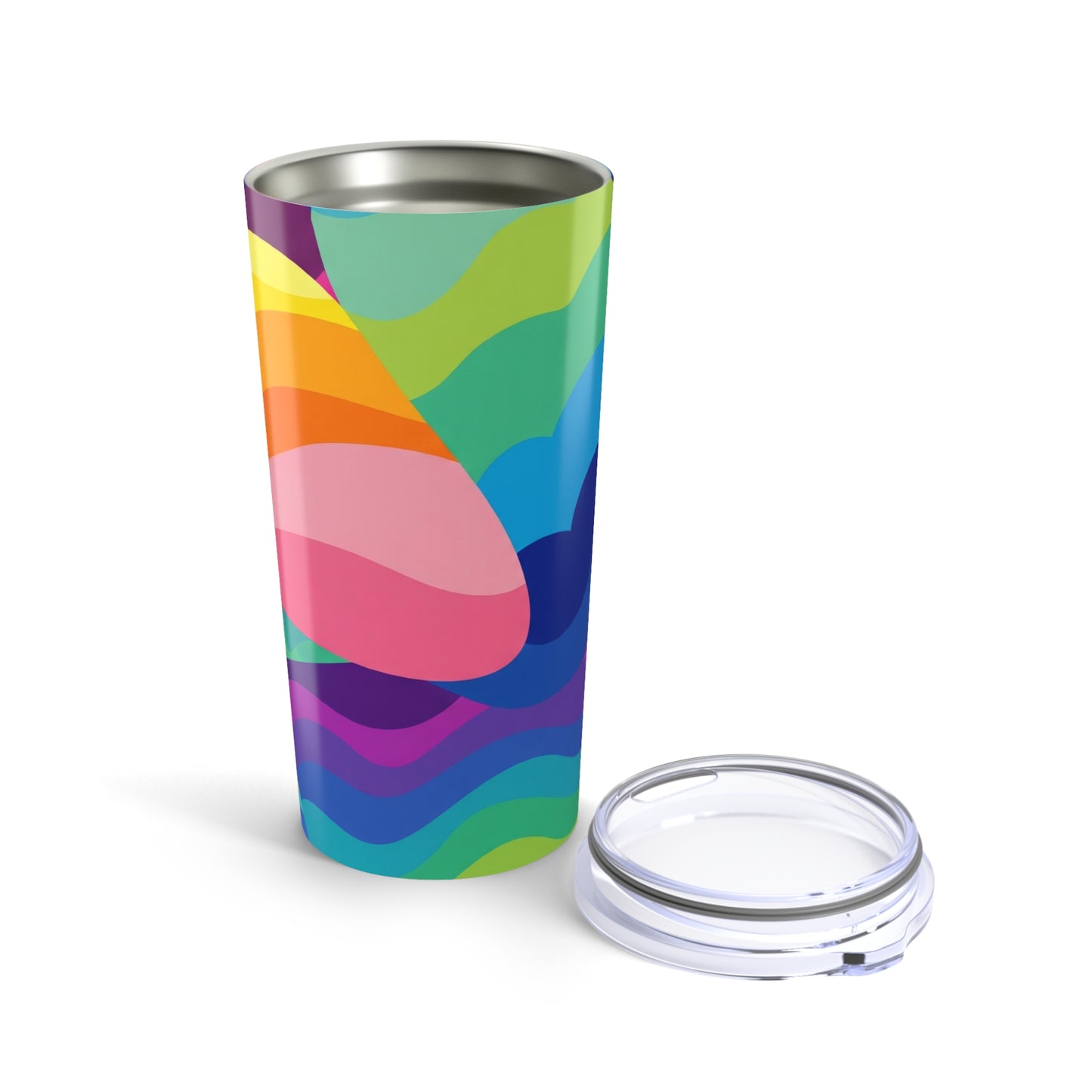 20 Oz Stainless Steel Tumbler With Double Wall Vacuum Insulation Spill Resistant Lid Keeps Hot Or Cold Dishwasher