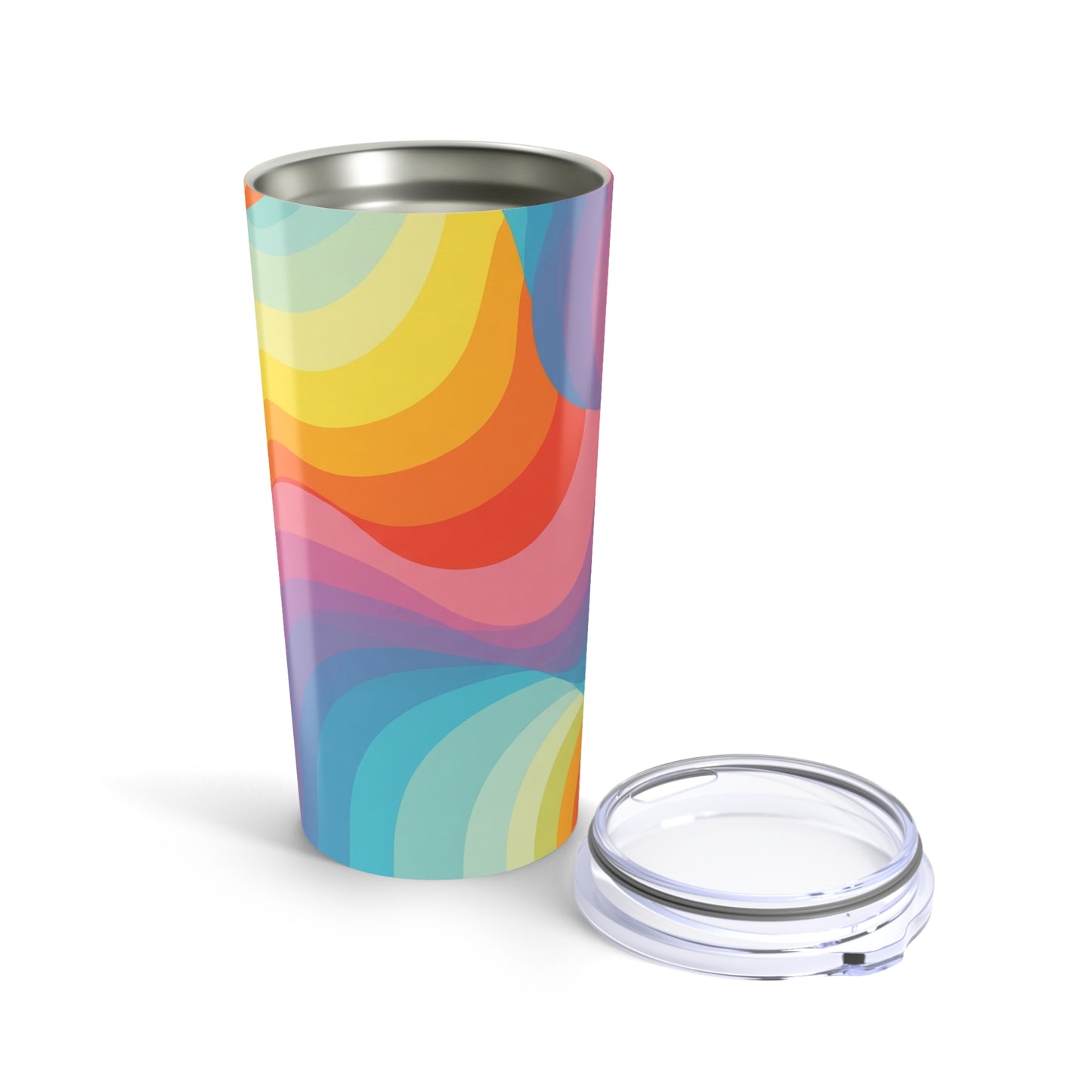 20oz Stainless Steel Tumbler With Double Wall Vacuum Insulation Leak Proof Lid Printed Durable Beverage Container