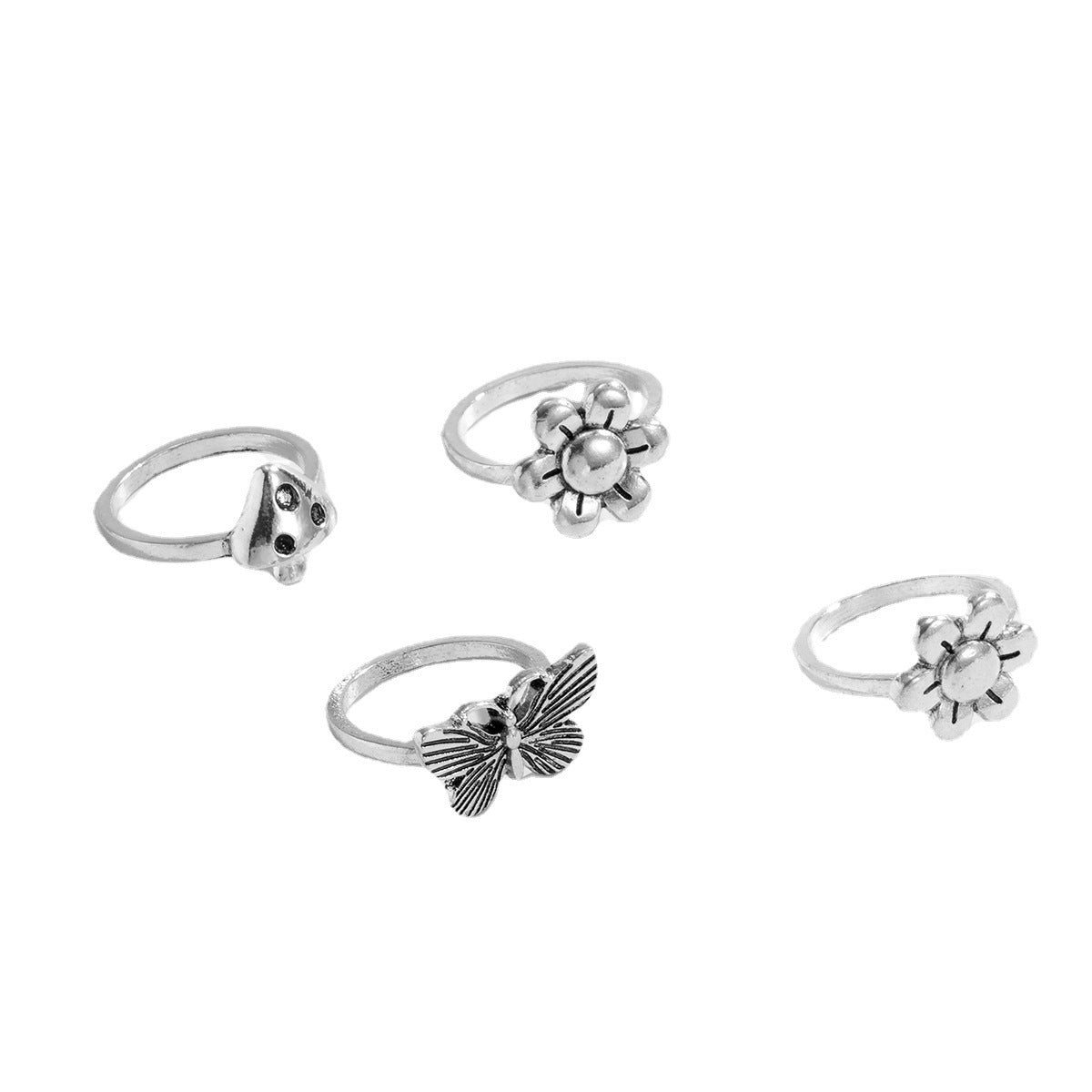 Mens Retro Gold Plated Geometric Ring Modern Vintage Design Ring For Him Great Everyday Accessories Gift Ideas