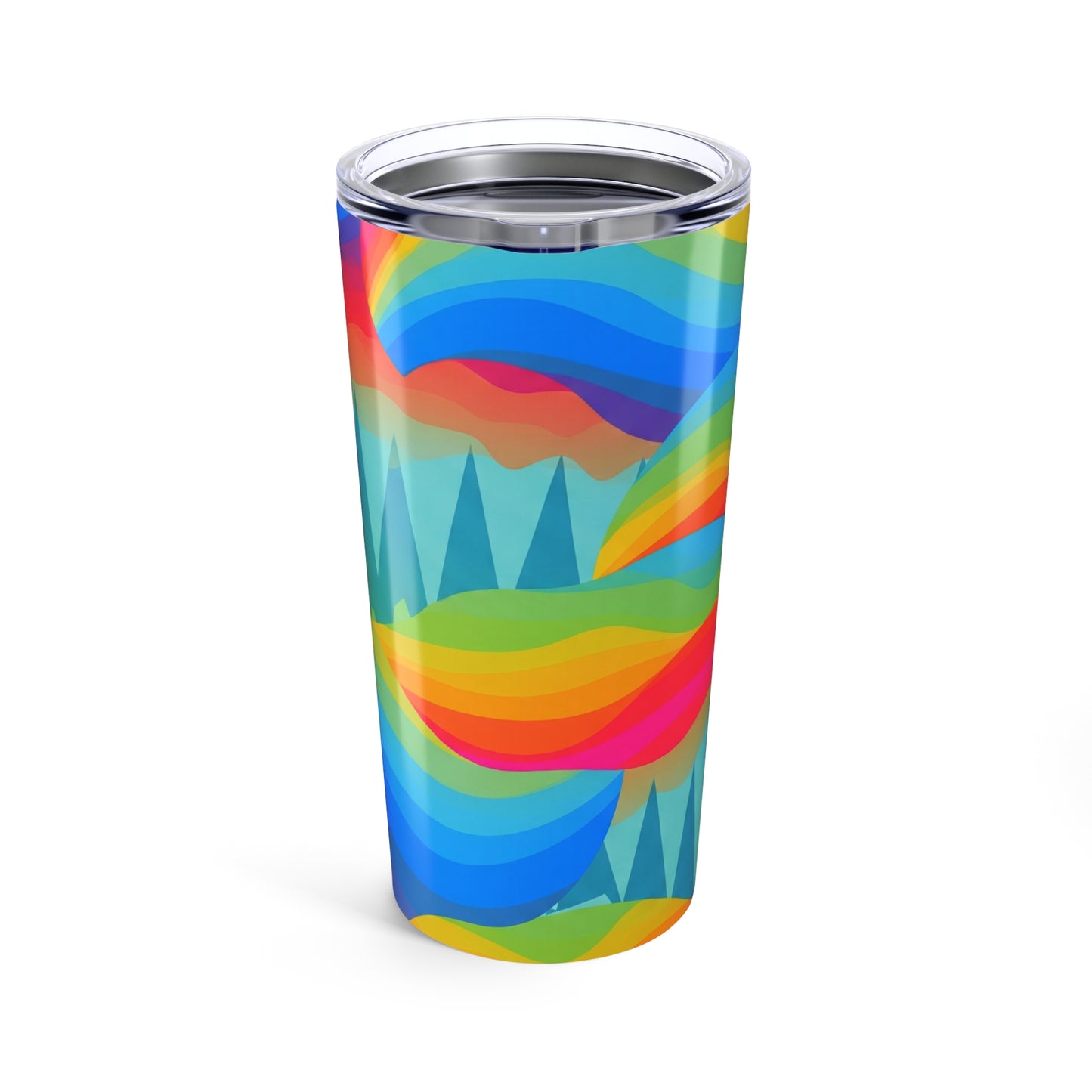 20oz Stainless Steel Printed Tumbler With Double Wall Vacuum Insulation Leak Proof Lid For Hot Or Cold Drinks
