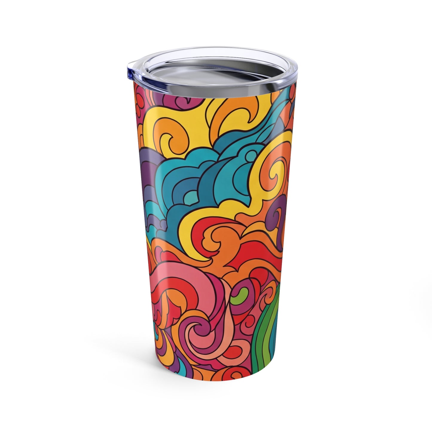 20 oz Stainless Steel Travel Mug Double Wall Vacuum Insulation Spill Resistant For Hot And Cold Drinks Dishwasher