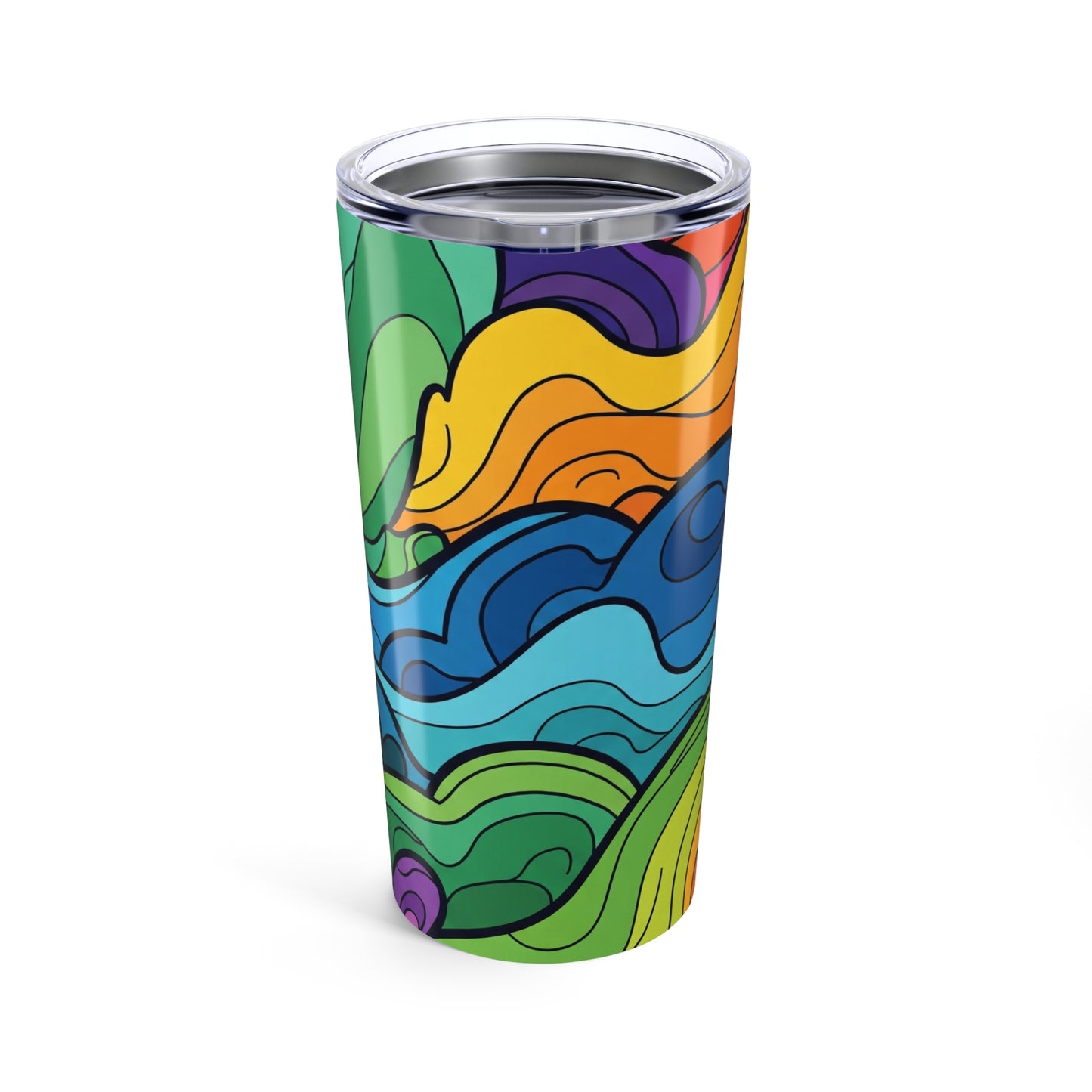 20 Oz Stainless Steel Travel Mug With Double Wall Vacuum Insulation And Leak Proof Lid For Hot And Cold Beverages
