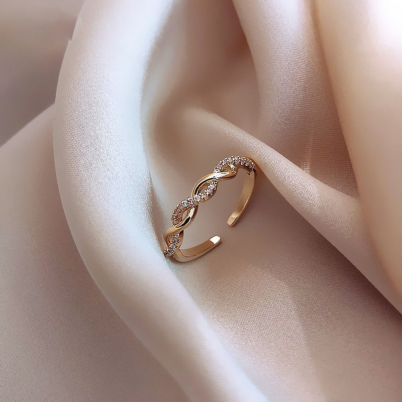 Pearl Ring For Women Copper Plated Rose Gold And K Gold Styles Cross Pearl Ring Star Braided Simple Pearl Collection