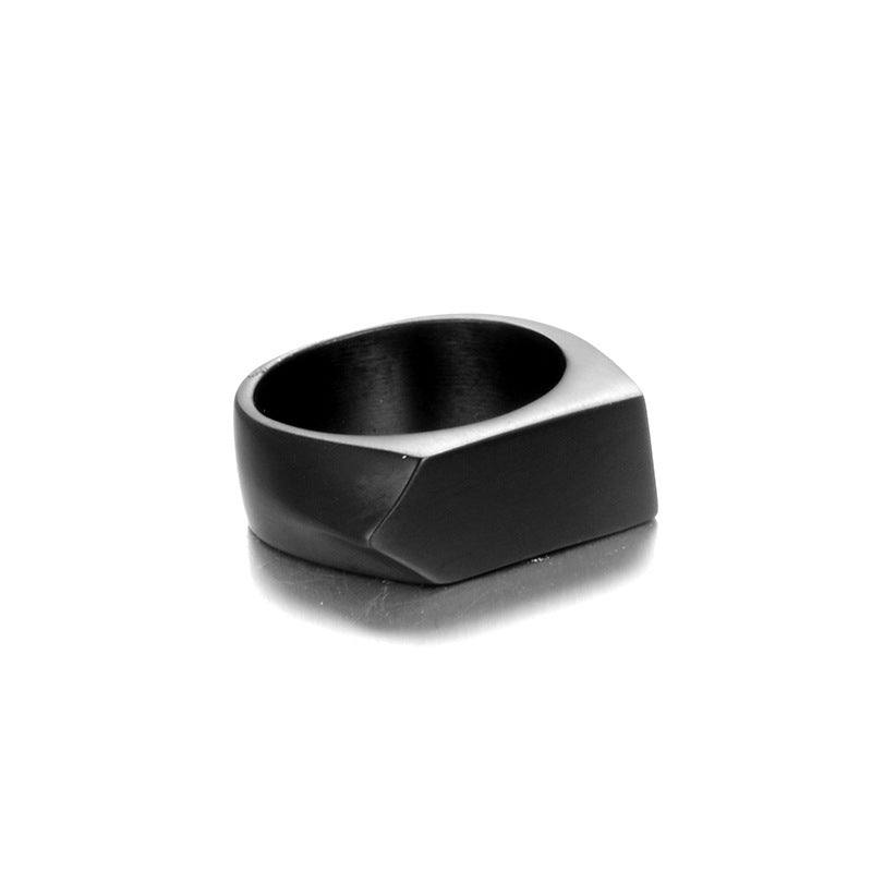 Men's Flat Top Stainless Steel Ring Durable High Quality Elegant Classic Design For All Occasions Fashion Jewelry