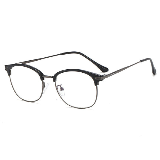 Vintage Metal Full Frame Eyewear Frames With Clear Lenses Durable Fashionable Design For Everyday Wear In Colors