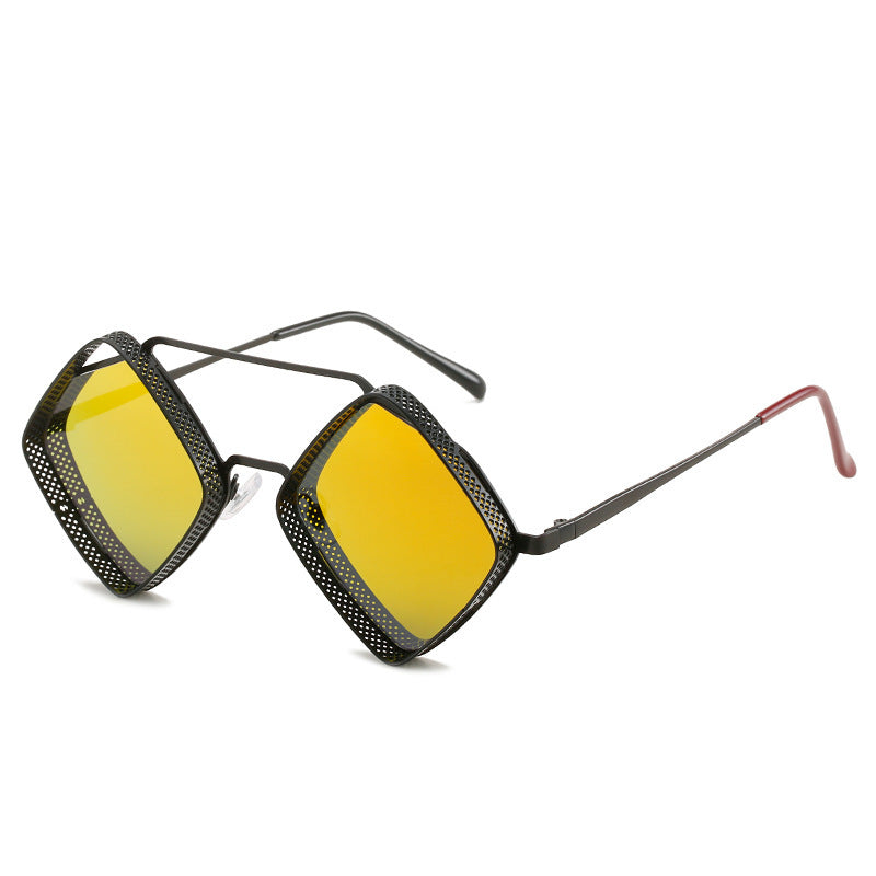 Metal Frame Sunglasses UV400 Eye Protection For Men Women