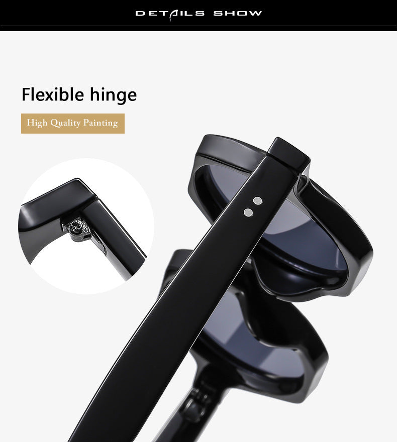 Unisex Round Sunglasses UV Protection for Travel Driving