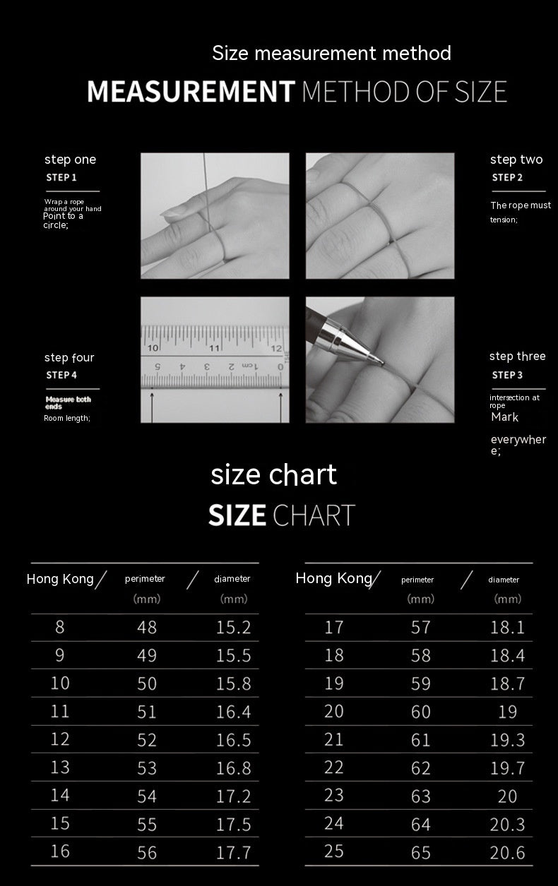 Dark Punk Stitched Ring For Men Titanium Steel U Shaped Geometric Design Fashion Accessory Jewelry Superior Quality