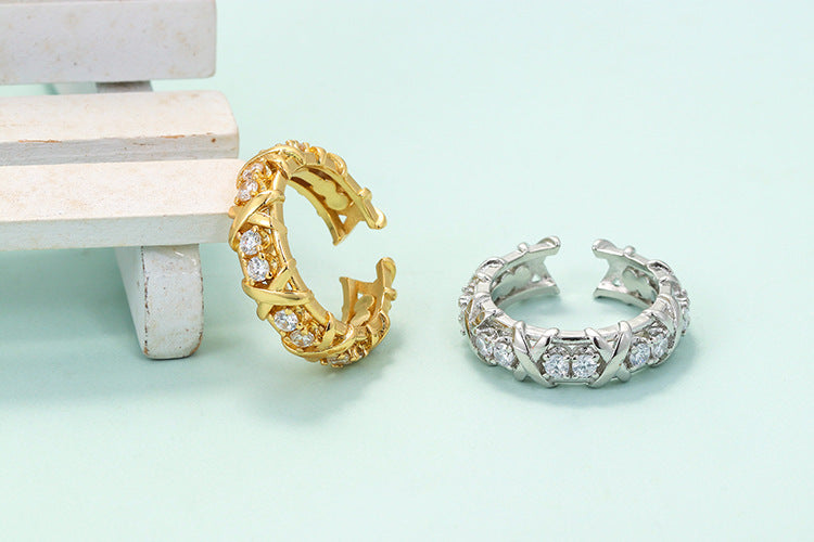 Personalized Hip Hop Ring With Micro Setting Copper