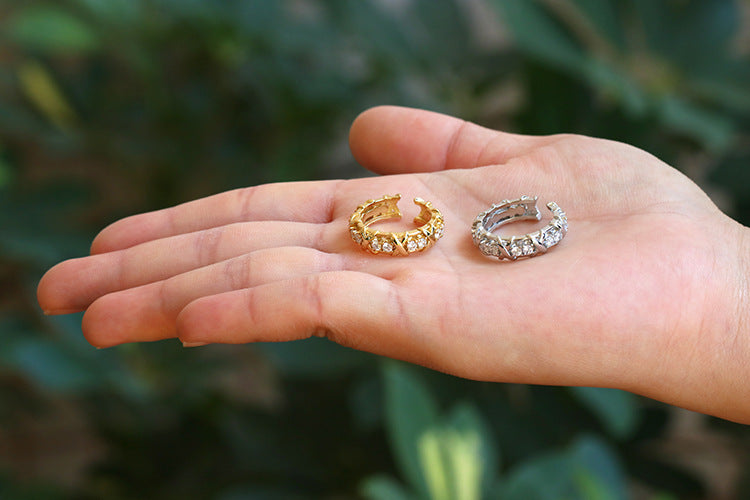 Personalized Hip Hop Ring With Micro Setting Copper