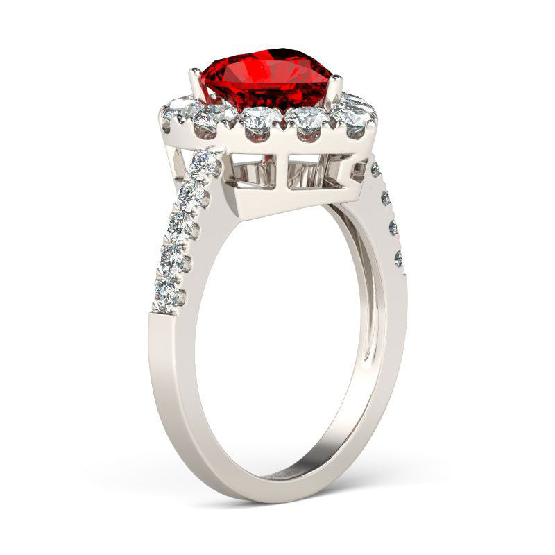 Womens Love Ring Brass White Steel Plated Promise Jewelry Gift For Her Anniversary European Design Inspired Today