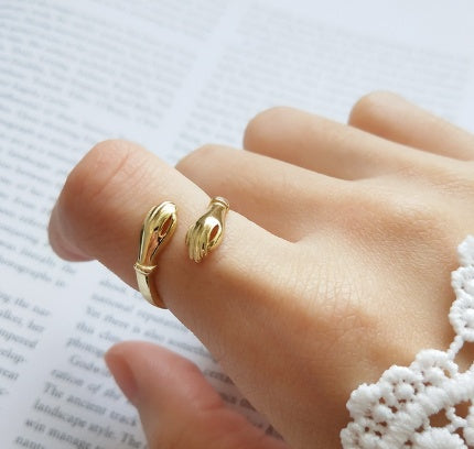 Sterling Silver Finger Ring For Women Geometric Design With Gemstones 925 Silver Plated Finishing Elegant Ring