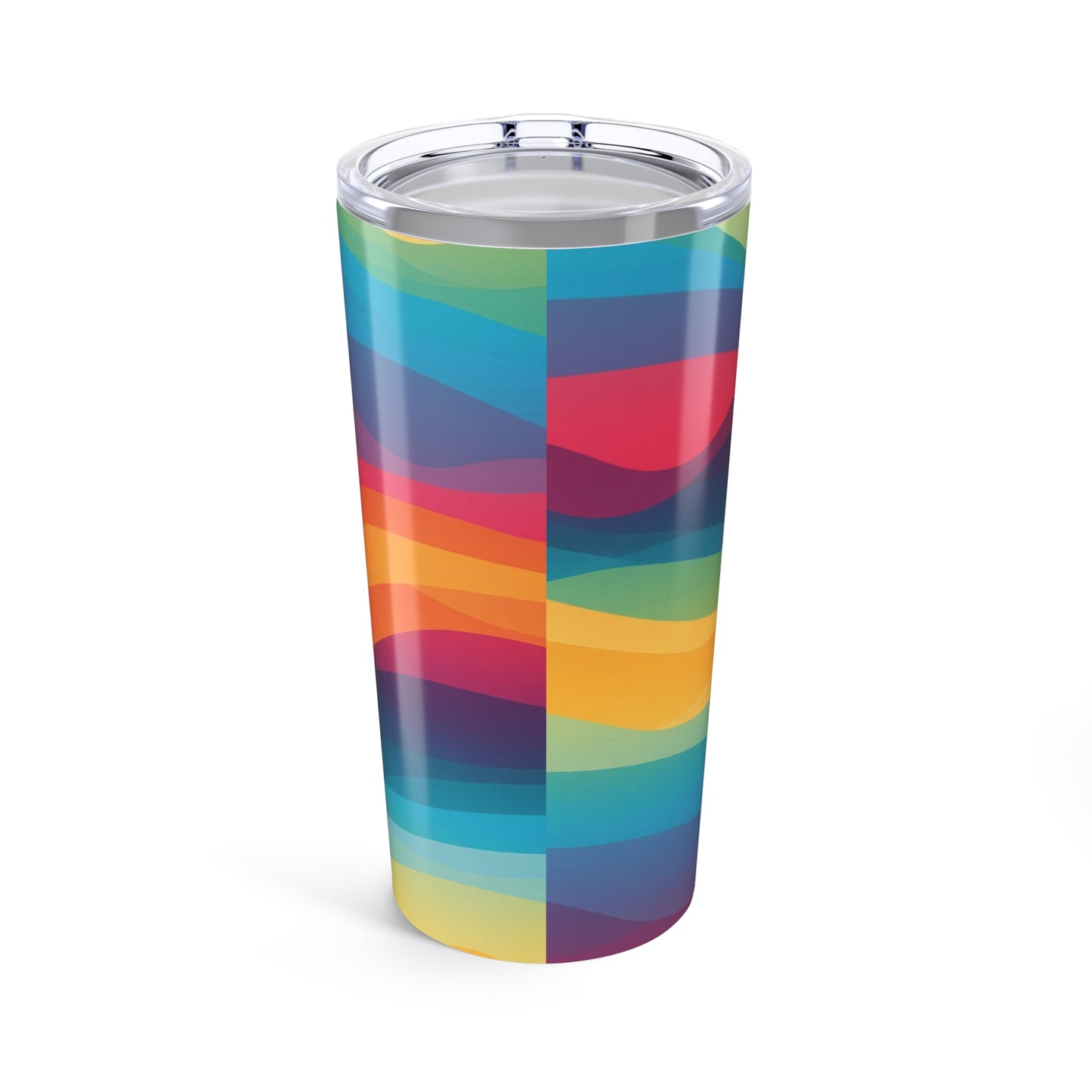 20oz Stainless Steel Tumbler With Double Wall Vacuum Insulation Leak Proof BPA Free Printed Design Thermal Travel