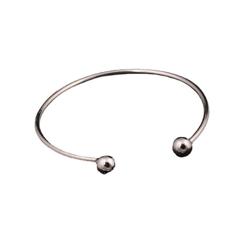 Unisex Geometric Bracelet Electroplated Alloy Wristband