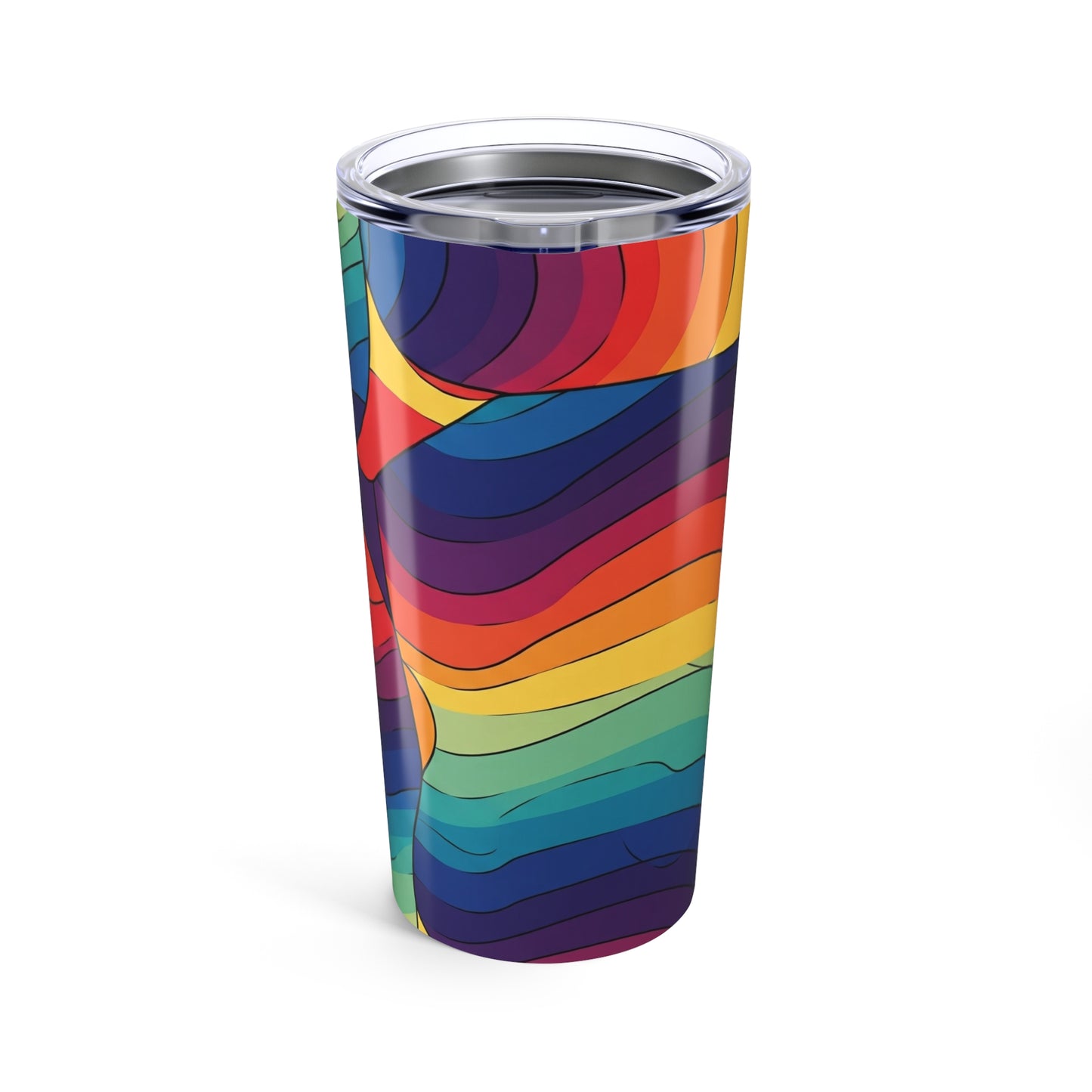 20oz Stainless Steel Tumbler Double Wall Insulation Leak Proof Travel Mug And Printed Design For Hot Or Cold