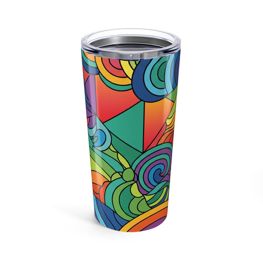 20 Oz Stainless Steel Tumbler With Double Wall Vacuum Insulation Spill Resistant BPA Free For Hot And Cold
